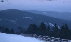 Lysá hora, pohled na východ