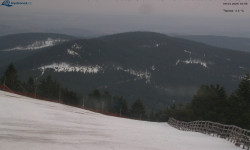 Lysá hora, pohled na východ