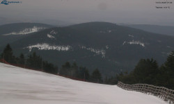 Lysá hora, pohled na východ