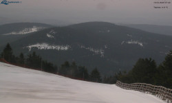 Lysá hora, pohled na východ