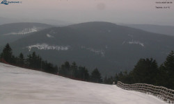 Lysá hora, pohled na východ