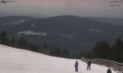 Lysá hora, pohled na východ