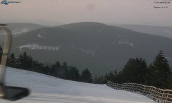 Lysá hora, pohled na východ