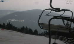 Lysá hora, pohled na východ