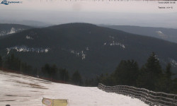 Lysá hora, pohled na východ