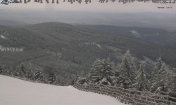 Lysá hora, pohled na východ