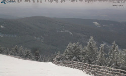 Lysá hora, pohled na východ