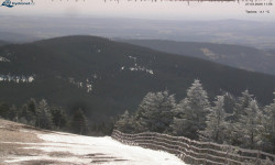 Lysá hora, pohled na východ