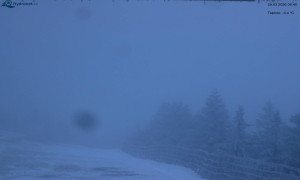 Město Rokytnice nad Jizerou - Lysá hora, pohled na východ - 29.3.2026 v 06:45