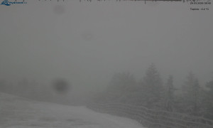 Město Rokytnice nad Jizerou - Lysá hora, pohled na východ - 29.3.2026 v 08:45