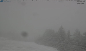 Město Rokytnice nad Jizerou - Lysá hora, pohled na východ - 29.3.2026 v 10:45