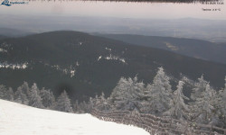 Lysá hora, pohled na východ