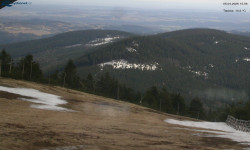 Lysá hora, pohled na východ