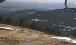 Lysá hora, pohled na východ