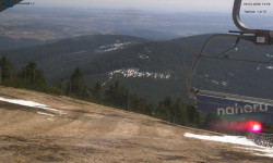 Lysá hora, pohled na východ