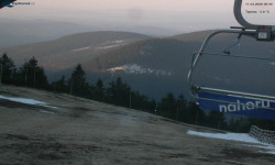 Lysá hora, pohled na východ