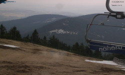 Lysá hora, pohled na východ