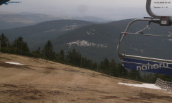 Lysá hora, pohled na východ