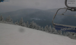 Lysá hora, pohled na východ