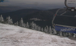 Lysá hora, pohled na východ