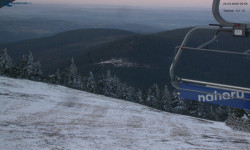 Lysá hora, pohled na východ