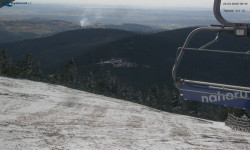 Lysá hora, pohled na východ