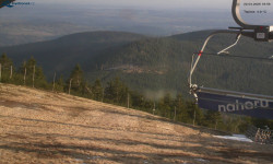 Lysá hora, pohled na východ