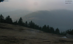 Lysá hora, pohled na východ