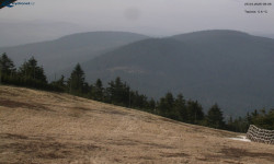 Lysá hora, pohled na východ