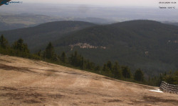 Lysá hora, pohled na východ