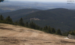 Lysá hora, pohled na východ