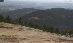 Lysá hora, pohled na východ