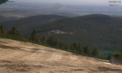 Lysá hora, pohled na východ