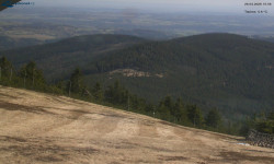 Lysá hora, pohled na východ