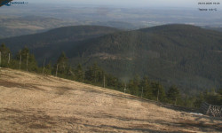 Lysá hora, pohled na východ