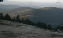 Lysá hora, pohled na východ