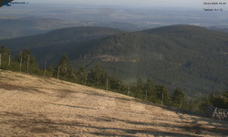 Lysá hora, pohled na východ