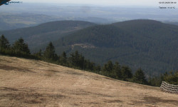 Lysá hora, pohled na východ