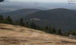 Lysá hora, pohled na východ
