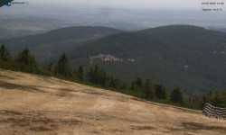 Lysá hora, pohled na východ