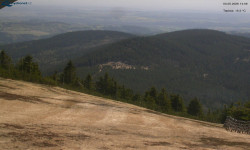 Lysá hora, pohled na východ