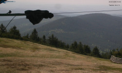 Lysá hora, pohled na východ