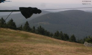 Stadt Rokytnice nad Jizerou - Bald Mountain, Blick nach Osten - 31.7.2026 v 09:45 Stadt Rokytnice nad Jizerou - Bald Mountain, Blick nach Osten - 31.7.2026 v 09:45