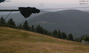 Stadt Rokytnice nad Jizerou - Bald Mountain, Blick nach Osten - 31.7.2026 v 11:45 Stadt Rokytnice nad Jizerou - Bald Mountain, Blick nach Osten - 31.7.2026 v 11:45