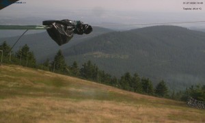 Stadt Rokytnice nad Jizerou - Bald Mountain, Blick nach Osten - 31.7.2026 v 16:45 Stadt Rokytnice nad Jizerou - Bald Mountain, Blick nach Osten - 31.7.2026 v 16:45