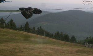 Stadt Rokytnice nad Jizerou - Bald Mountain, Blick nach Osten - 31.7.2026 v 17:45 Stadt Rokytnice nad Jizerou - Bald Mountain, Blick nach Osten - 31.7.2026 v 17:45