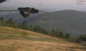 Stadt Rokytnice nad Jizerou - Bald Mountain, Blick nach Osten - 31.7.2026 v 18:45 Stadt Rokytnice nad Jizerou - Bald Mountain, Blick nach Osten - 31.7.2026 v 18:45