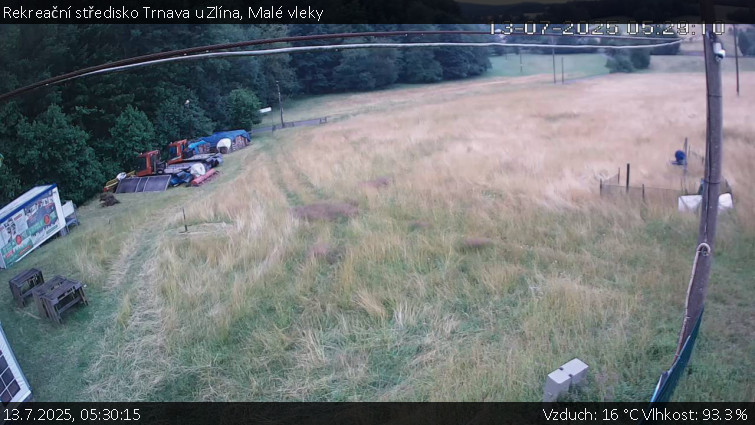 Rekreační středisko Trnava u Zlína - Malé vleky - 13.7.2025 v 05:30 Rekreační středisko Trnava u Zlína - Malé vleky - 13.7.2025 v 05:30