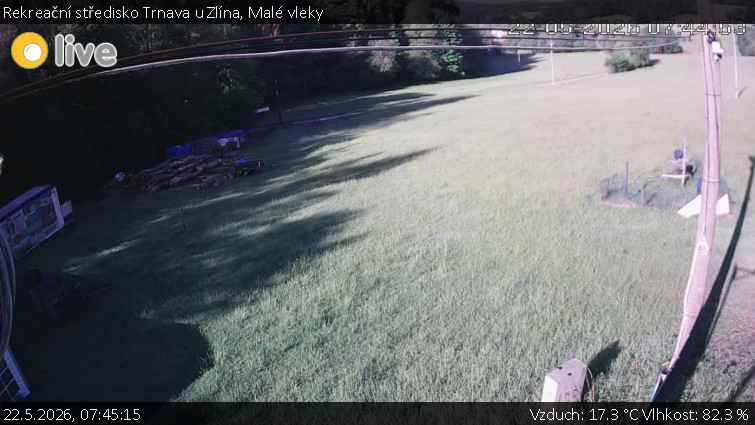 Rekreační středisko Trnava u Zlína - Malé vleky - 22.5.2026 v 07:45