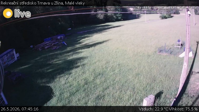 Rekreační středisko Trnava u Zlína - Malé vleky - 26.5.2026 v 07:45